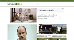 Desktop Screenshot of cricket365.com