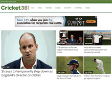 Tablet Screenshot of cricket365.com